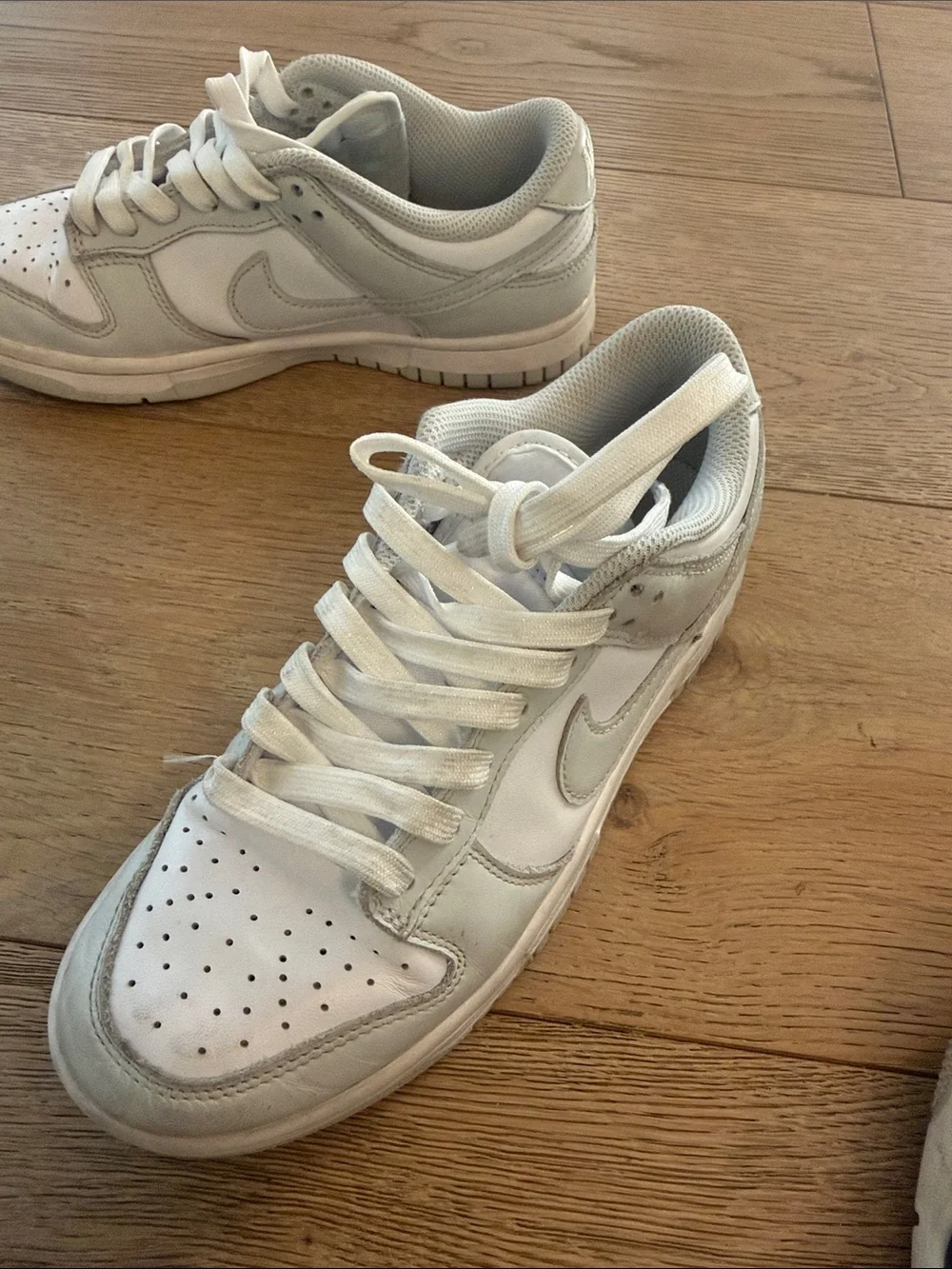Nike gray and white size US 6 lightly used.